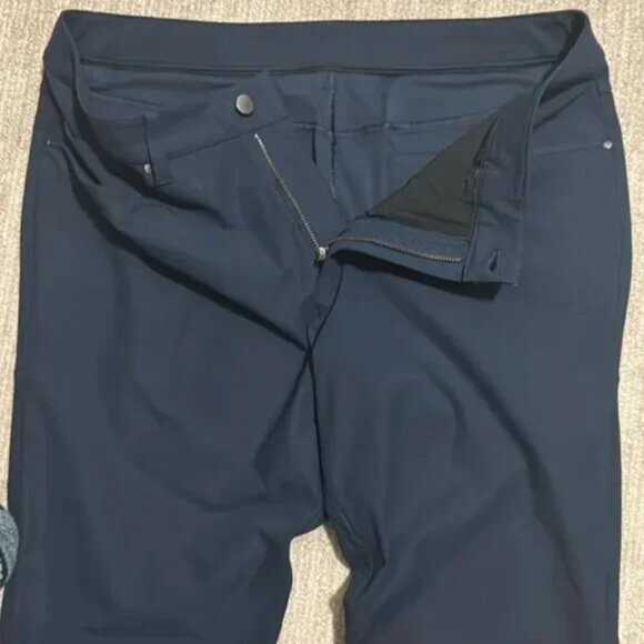 Lululemon Commission Pant Classic 36x32 Inseam Warpstreme True Navy Chinos - Picture 3 of 8